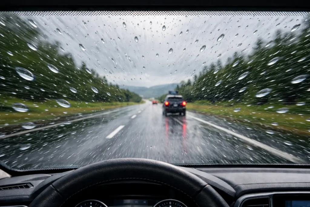 Rain water beading no vipers