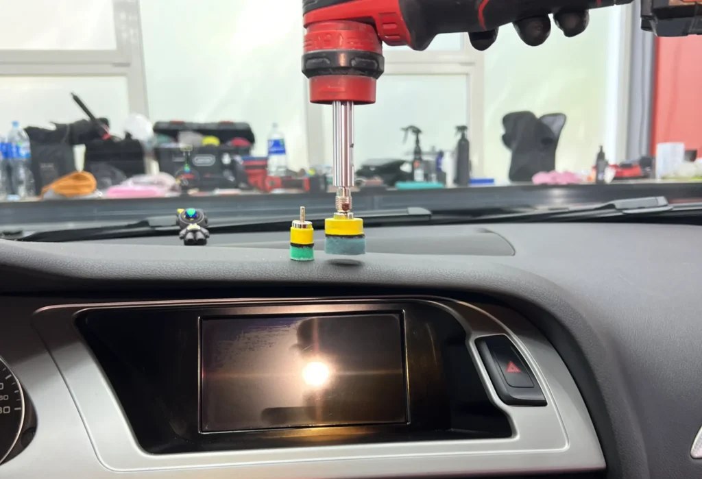 Makro polishing pads detailing car interior lcd screen, scratch removal