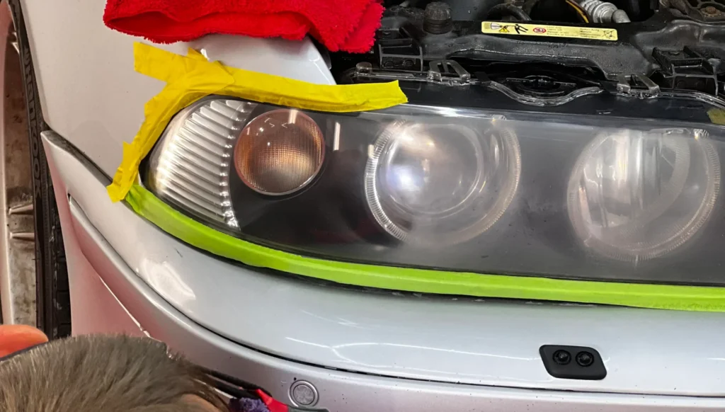 headlight restoration and polishing detailing car courses
