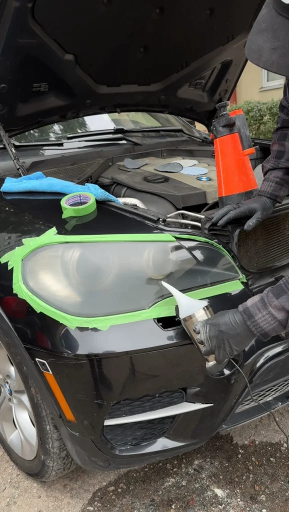 Magic cup headlight restoration