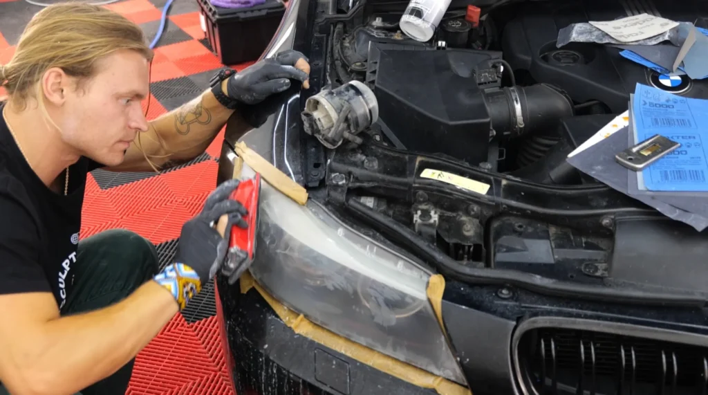 Turbo Hands detailing courses polishing headlihgts restoration